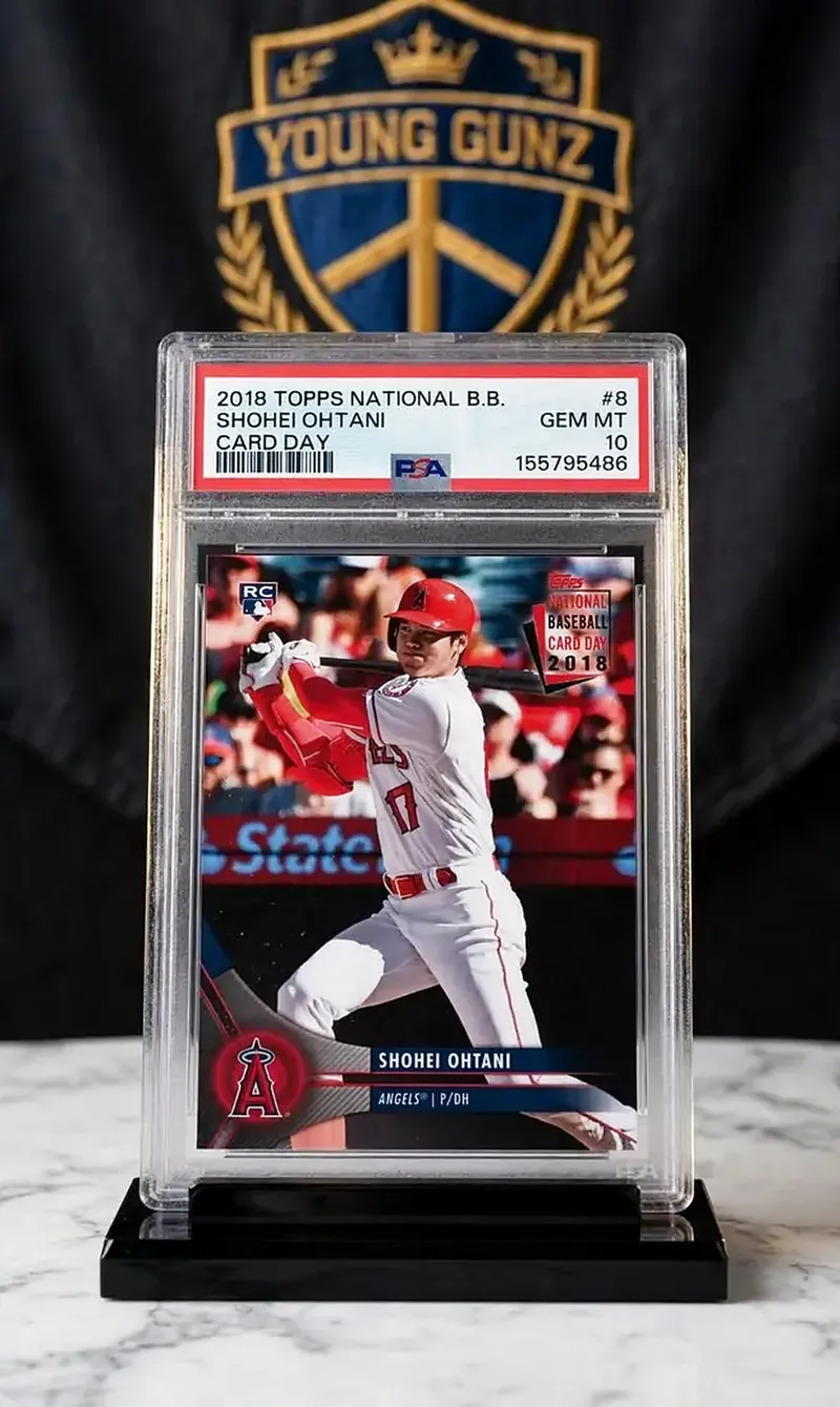 2018 Topps National Baseball Card Day #8 Shohei Ohtani RC PSA Gem Mt
