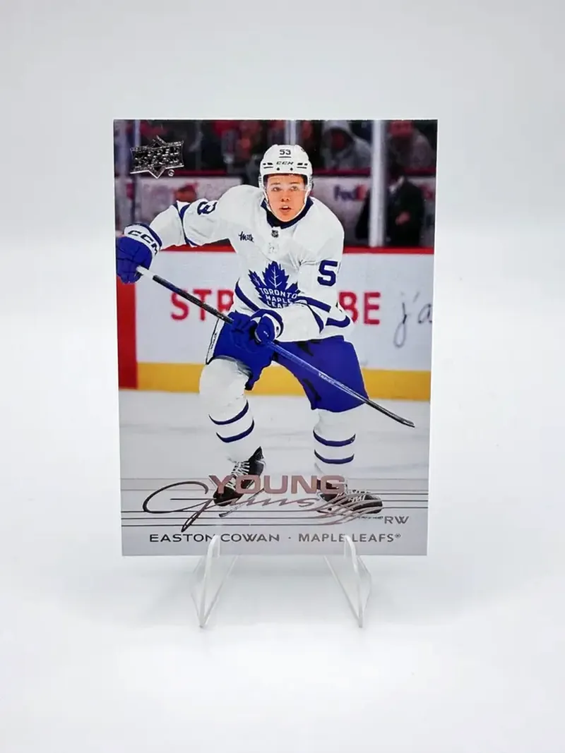 2025-26 Upper Deck Hobby #462 Easton Cowan Young Guns rookie card — Toronto Maple Leafs, at Young Gunz Sports
