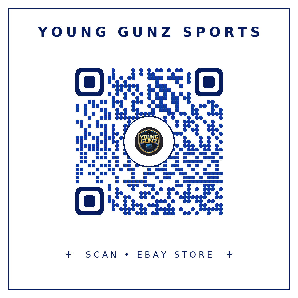 QR code for the Young Gunz Sports eBay store